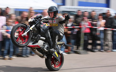 El espectacular Emperador Stunt Show pondrá el broche de oro a la temporada en el Circuito de Jerez